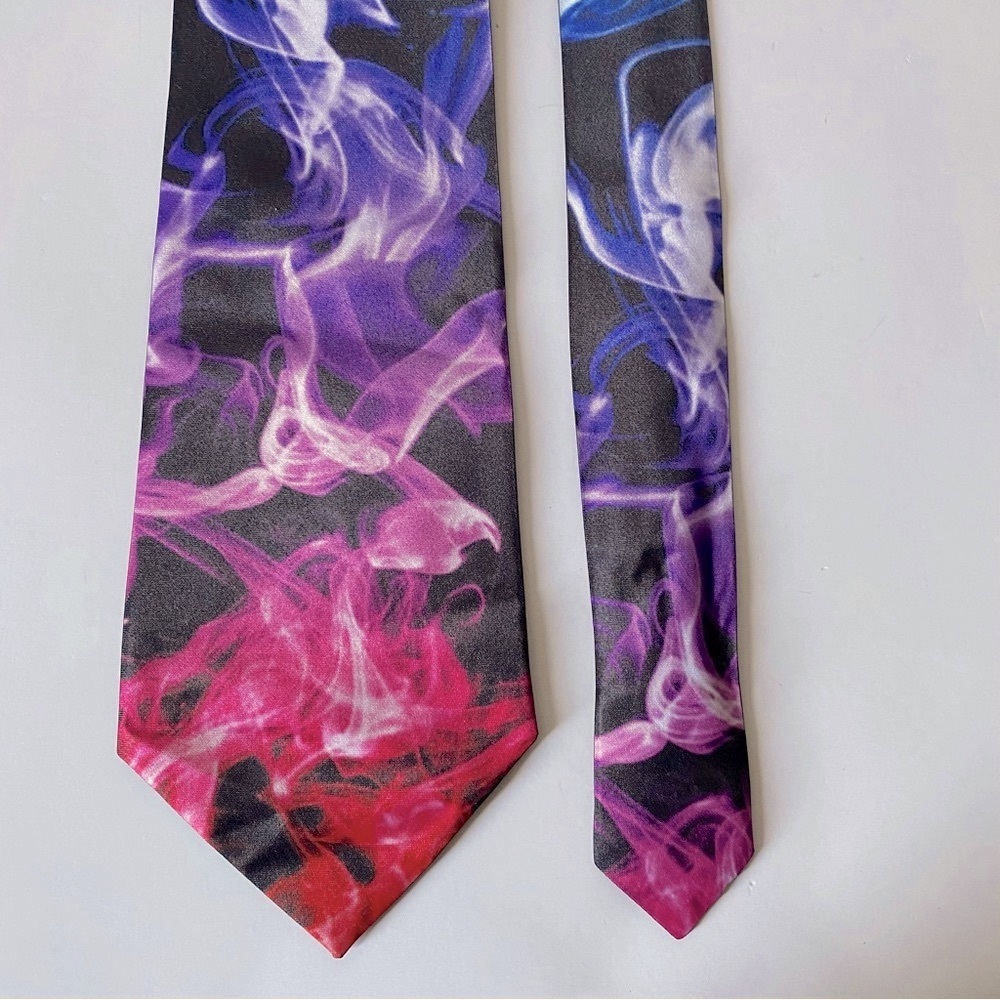 Smoke Rainbow Tie, Men’s Colorful tie